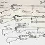Set of British military rifles 3