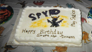 Spyro the Dragon Birthday Cake