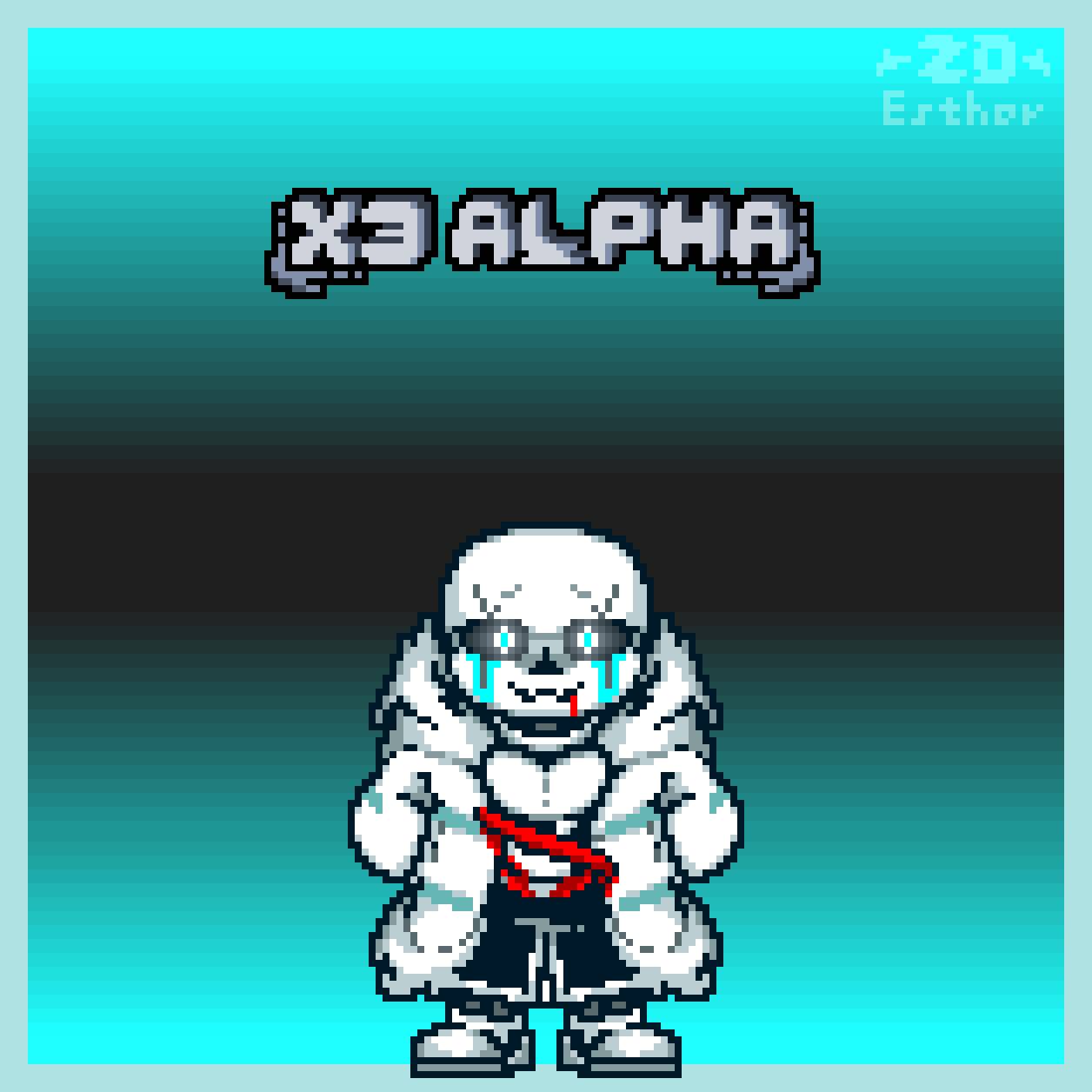 Sans pixel art by AlphaM757 on DeviantArt