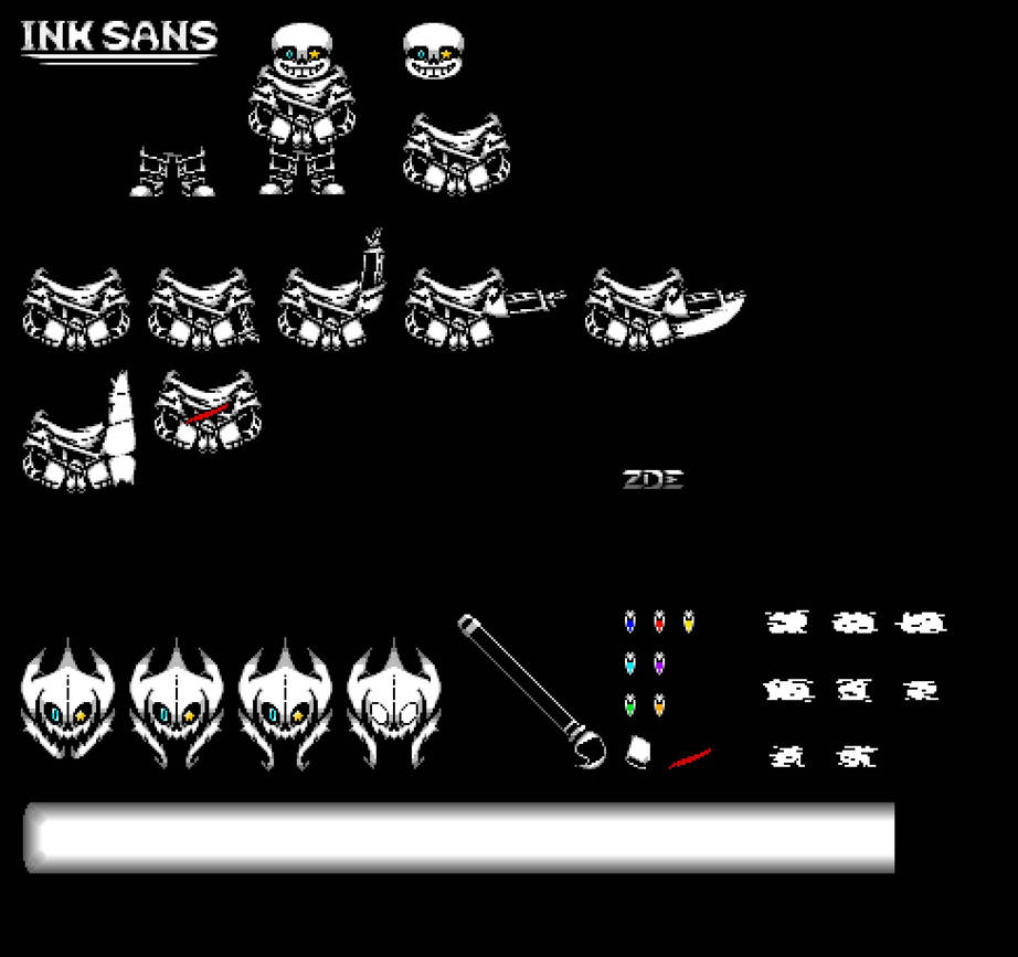 Sans Rng Maps Free Ink Sans Battle Maps by Esther552 on DeviantArt