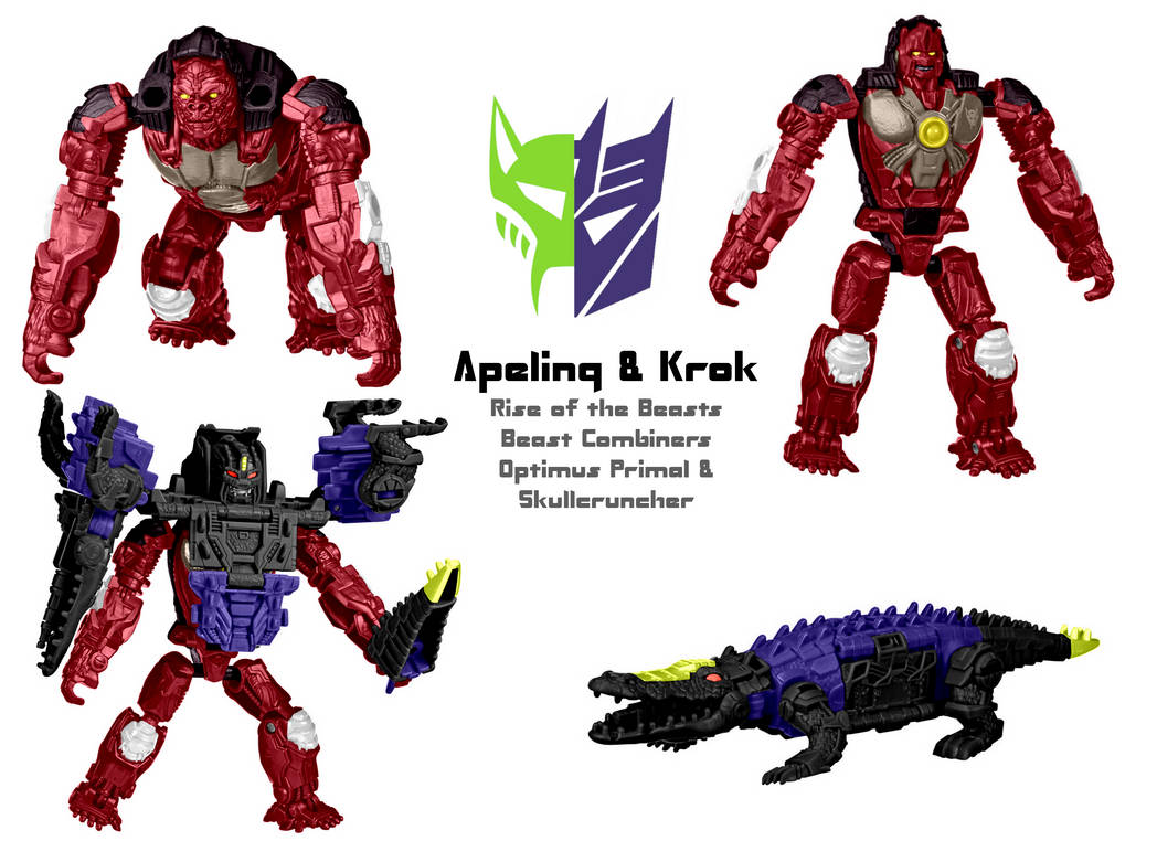 ROTB Beast Combiners Apelinq and Krok by Jamo-02 on DeviantArt