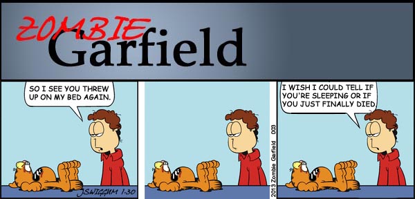 Zombie Garfield 003 by Swiggum on DeviantArt