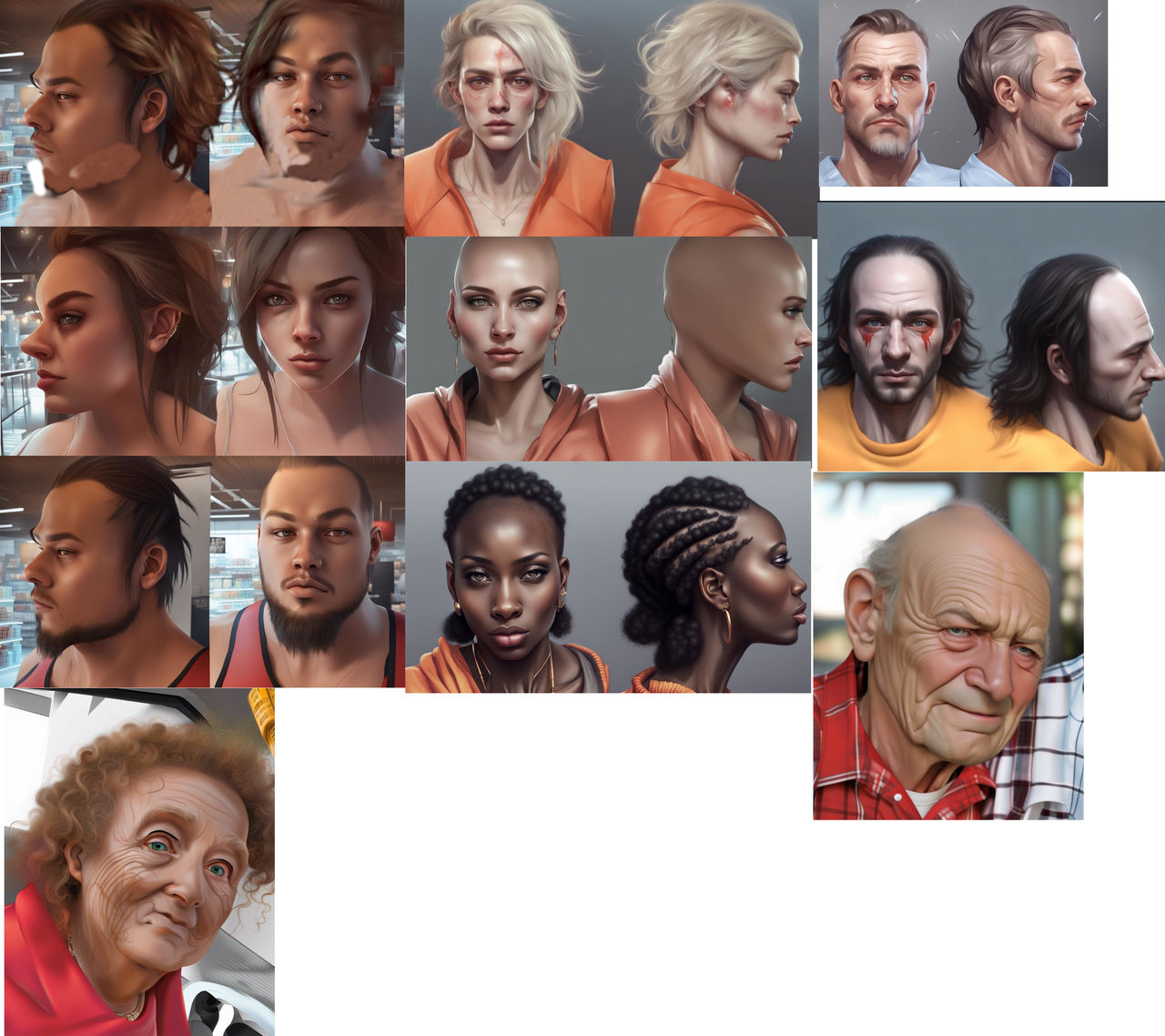 AI Reference Board Character Sheet 2 by XXDownToEarthfooXX on DeviantArt