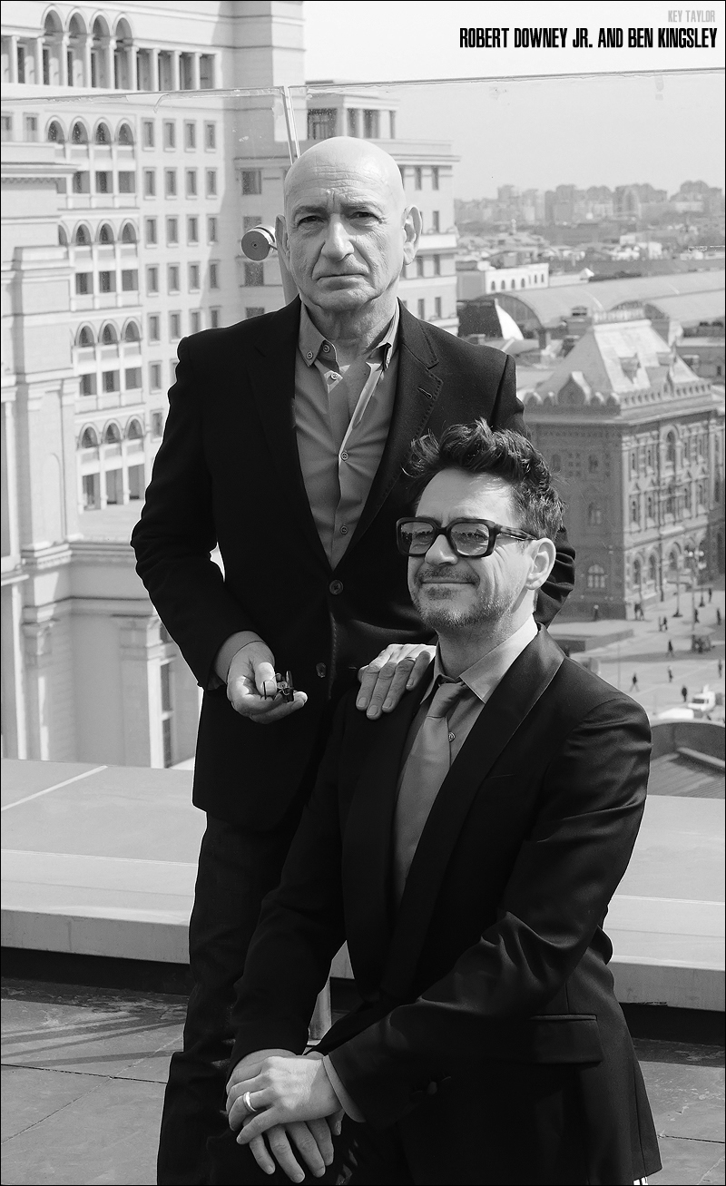 Robert Downey Jr and Ben Kingsley