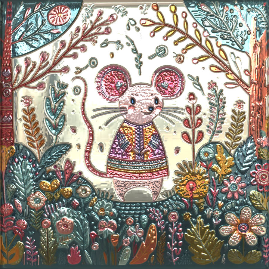 Metal Art - Spring Mouse by 77tradewinds on DeviantArt