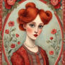 Storybook Valentine - Red Headed Lady