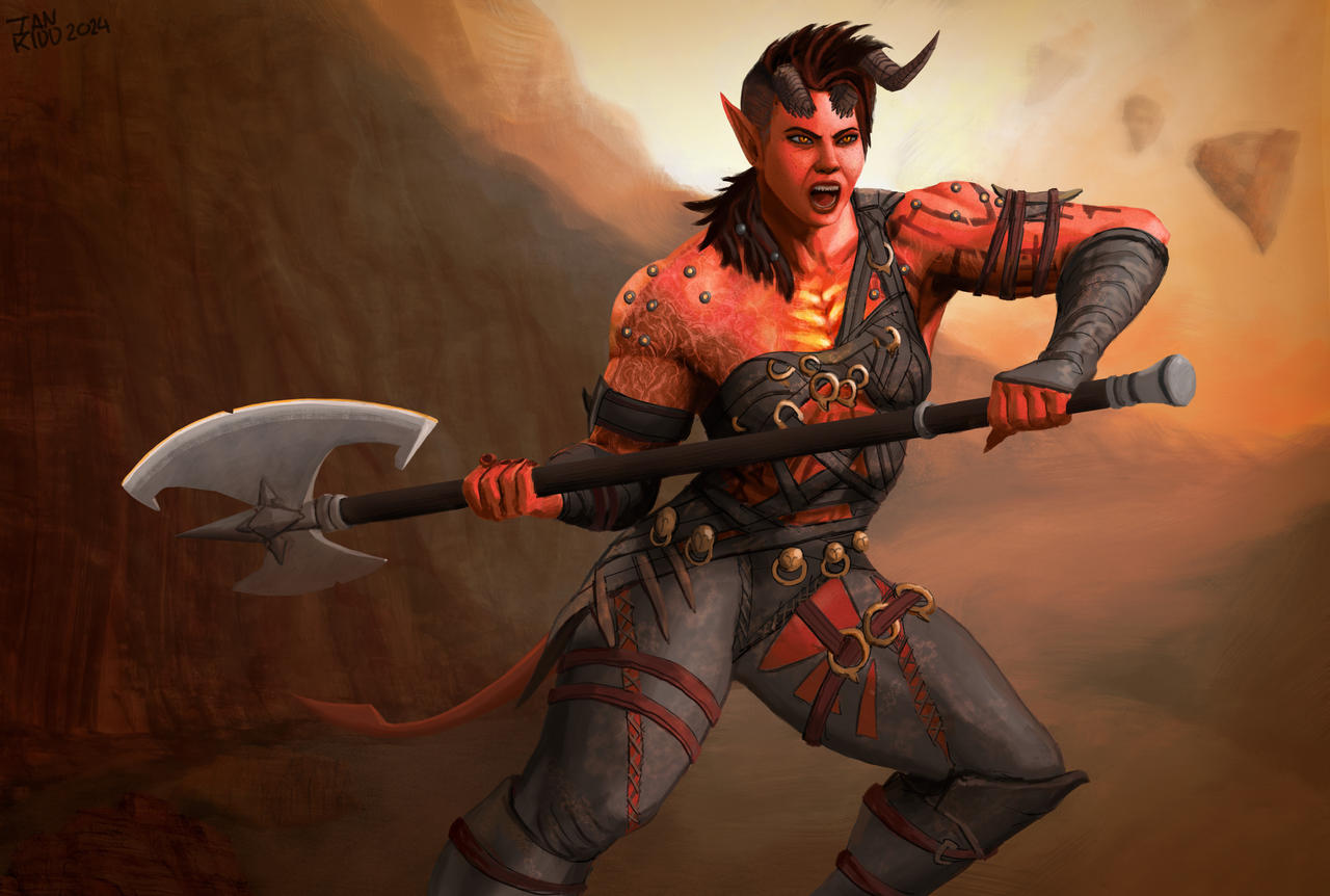 Deviantart Karlch Karlach: 10 years in Avernus (24y.1m.16d) by TheBarbarianBabes on ...