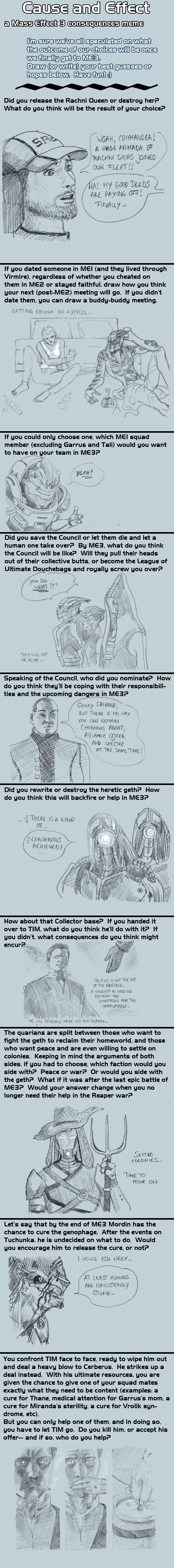 Mass Effect Consequences meme