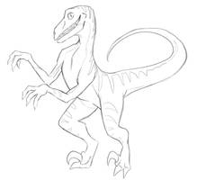 Velociraptor toon