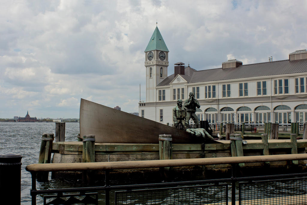 Battery Park Fishermen Sculpture