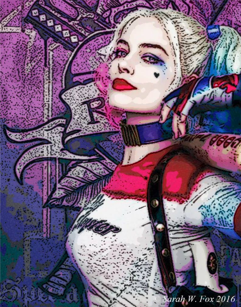 The Harley Quinn- Digital Art by sarahwfox on DeviantArt