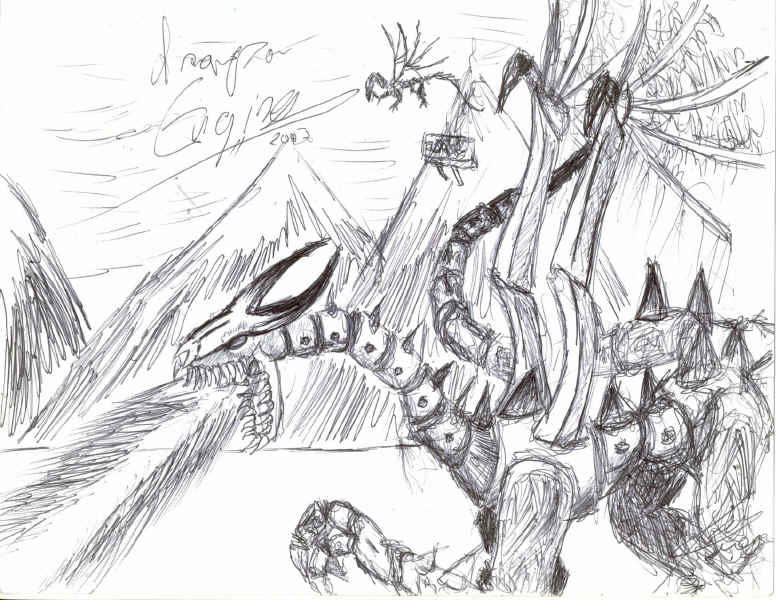 Dragon engine by trogdest on DeviantArt