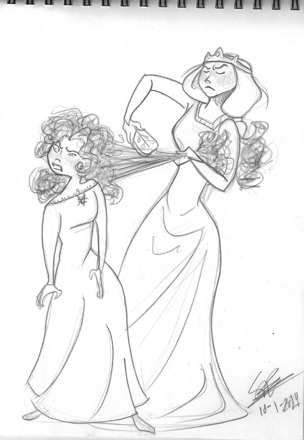 Elinor and Merida