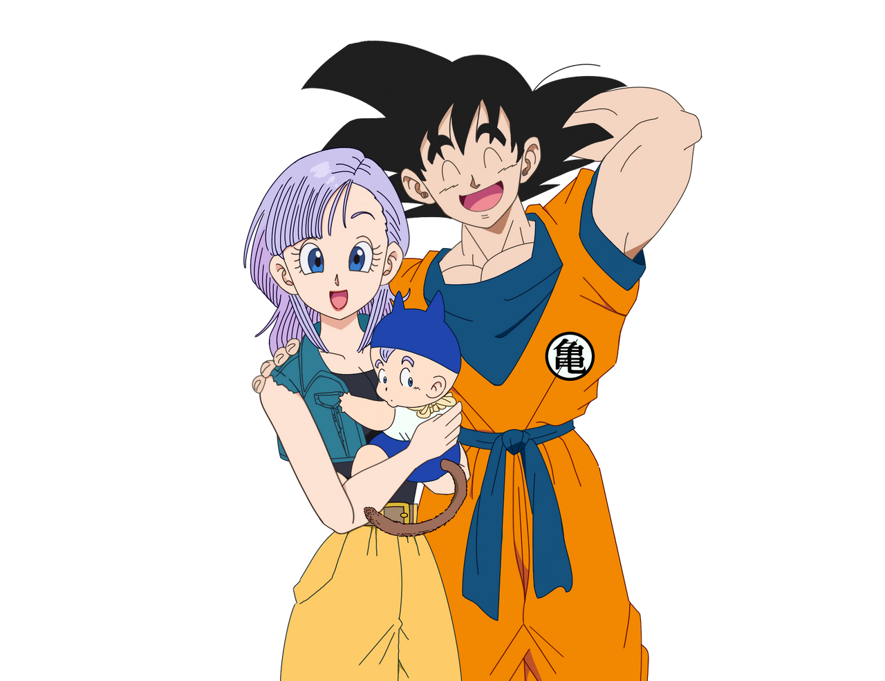 Goku X Bulma Family AU Render By Slendercat01 On DeviantArt goku-x-bulma-family-au-render-by-slendercat01-on-deviantart