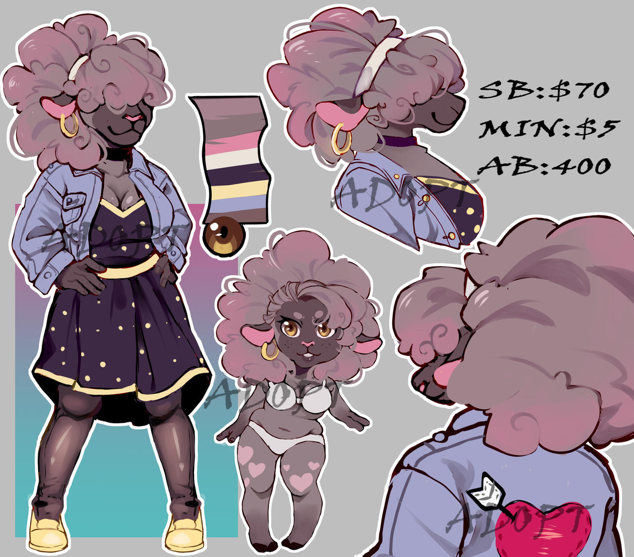 Deviantart Characters Sheep Sheep Adopt by theusPULGA on DeviantArt