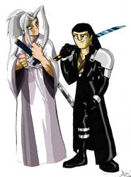 Jack and Sephiroth