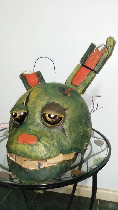 springtrap mask by mrjumo on DeviantArt