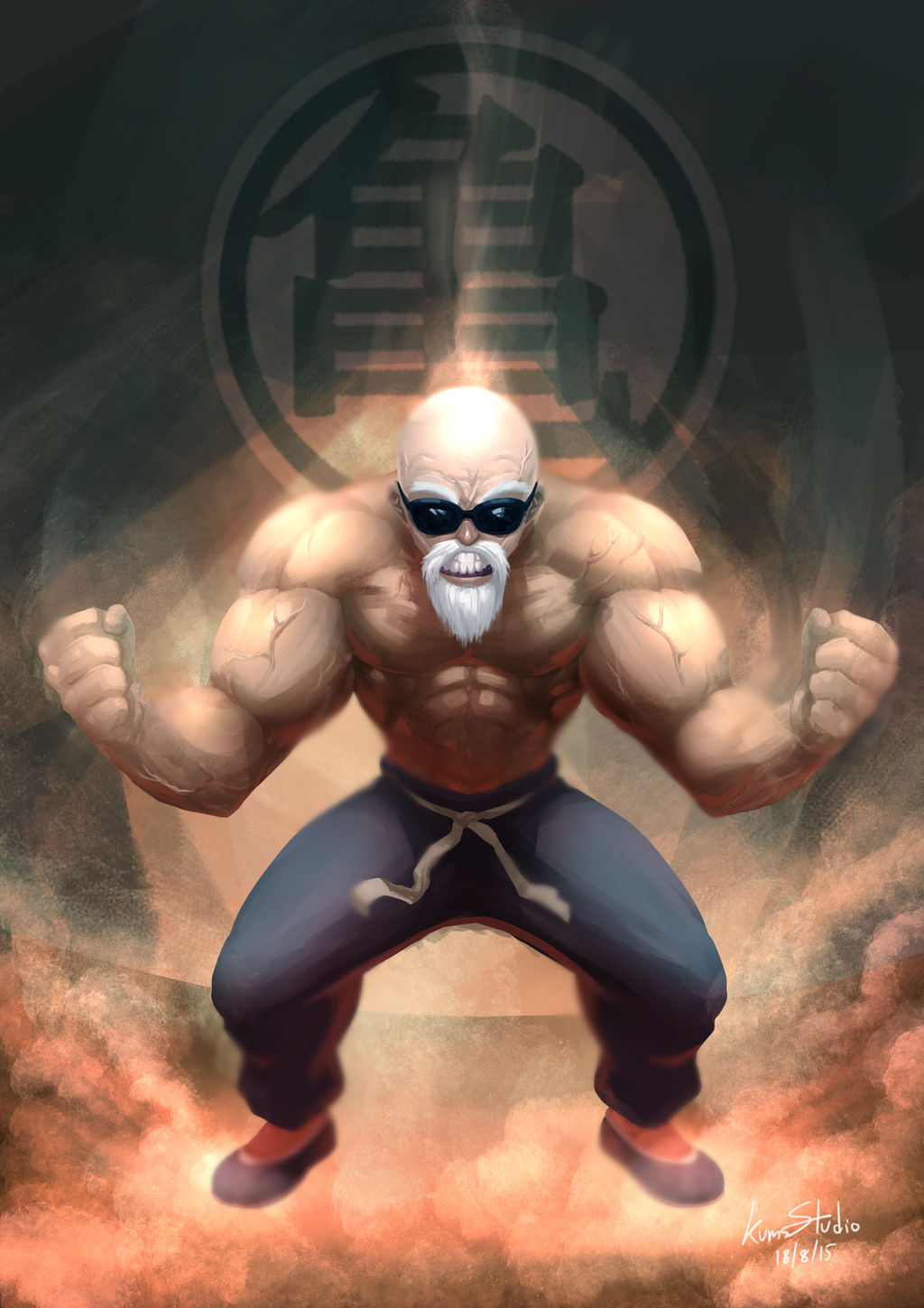Muten Roshi Shell Muten Roshi Fanart by KumsStudio on DeviantArt