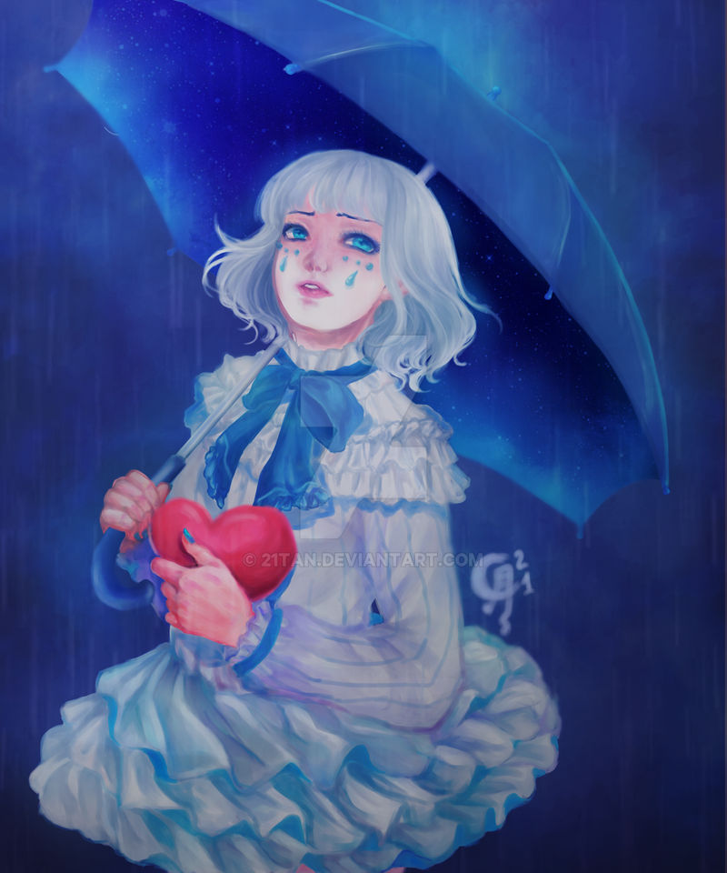 Girl under the Rain