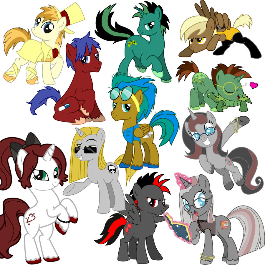 Round Up Of My Little Pony Comissions - 10$