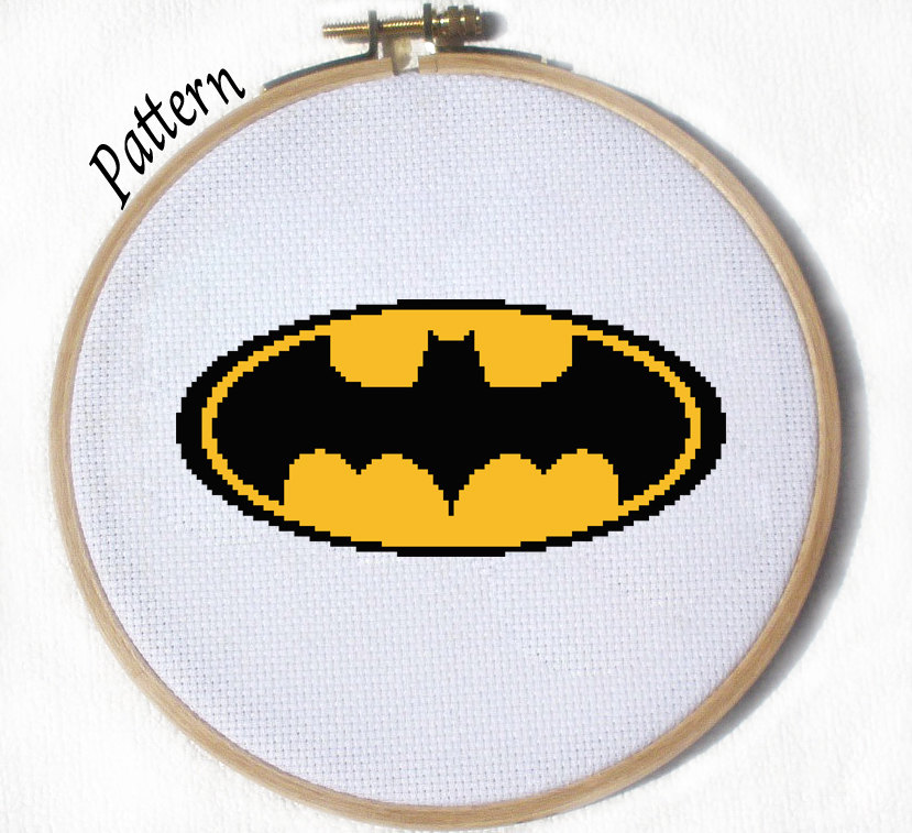 Batman cross stitch pattern by JuliefooDesigns on DeviantArt