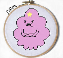 LSP Lumpy Space princess cross stitch pattern