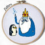Ice King and Gunter Cross stitch pattern
