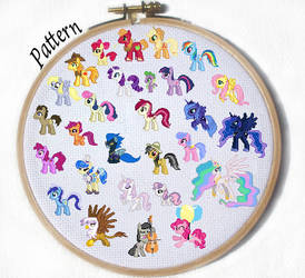 YOU PICK MLP Character Cross Stich Pattern