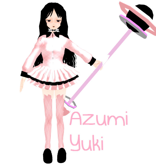 MMD Newcomer: Azumi Yuki by Nekofred on DeviantArt