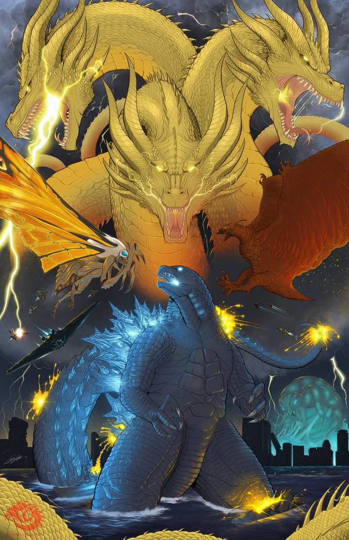 Godzilla King of the Monsters by SeaGunsLives on DeviantArt