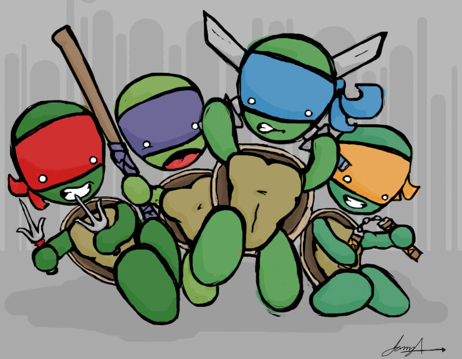 Retard Turtle Retard Mutant Ninja Turtles by Ungat-trunn on DeviantArt