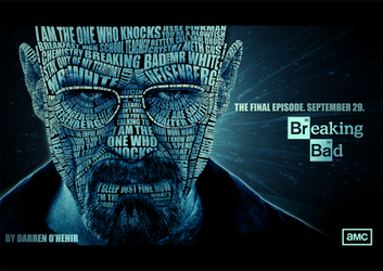 Breaking Bad Heisenberg Portrait Typography