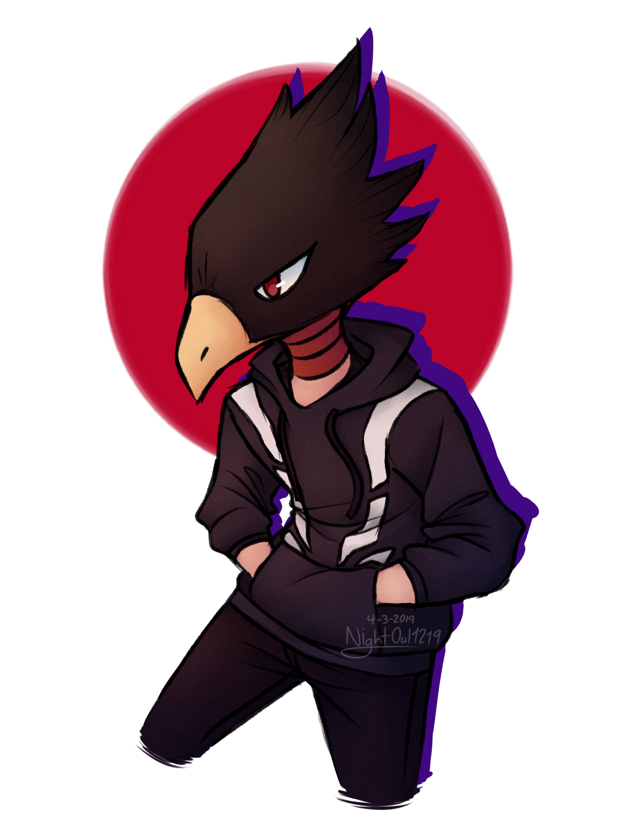 Emo Bird Boi Tokoyami By NoxilousART On DeviantArt emo-bird-boi-tokoyami-by-noxilousart-on-deviantart