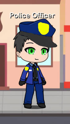 Gachaburg Japan Police Officer