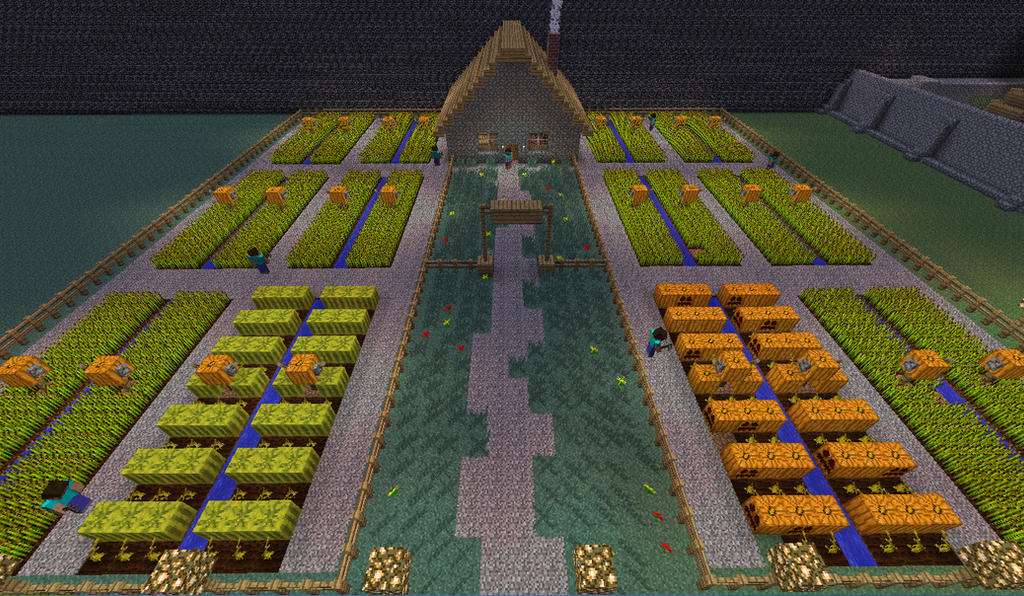 Minecraft - Farm by Fnufje55 on DeviantArt