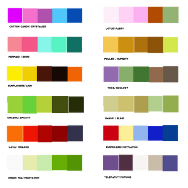 Hair color swatches by EBJ-Art on DeviantArt  Hair color swatches, Palette  art, Anime hair color