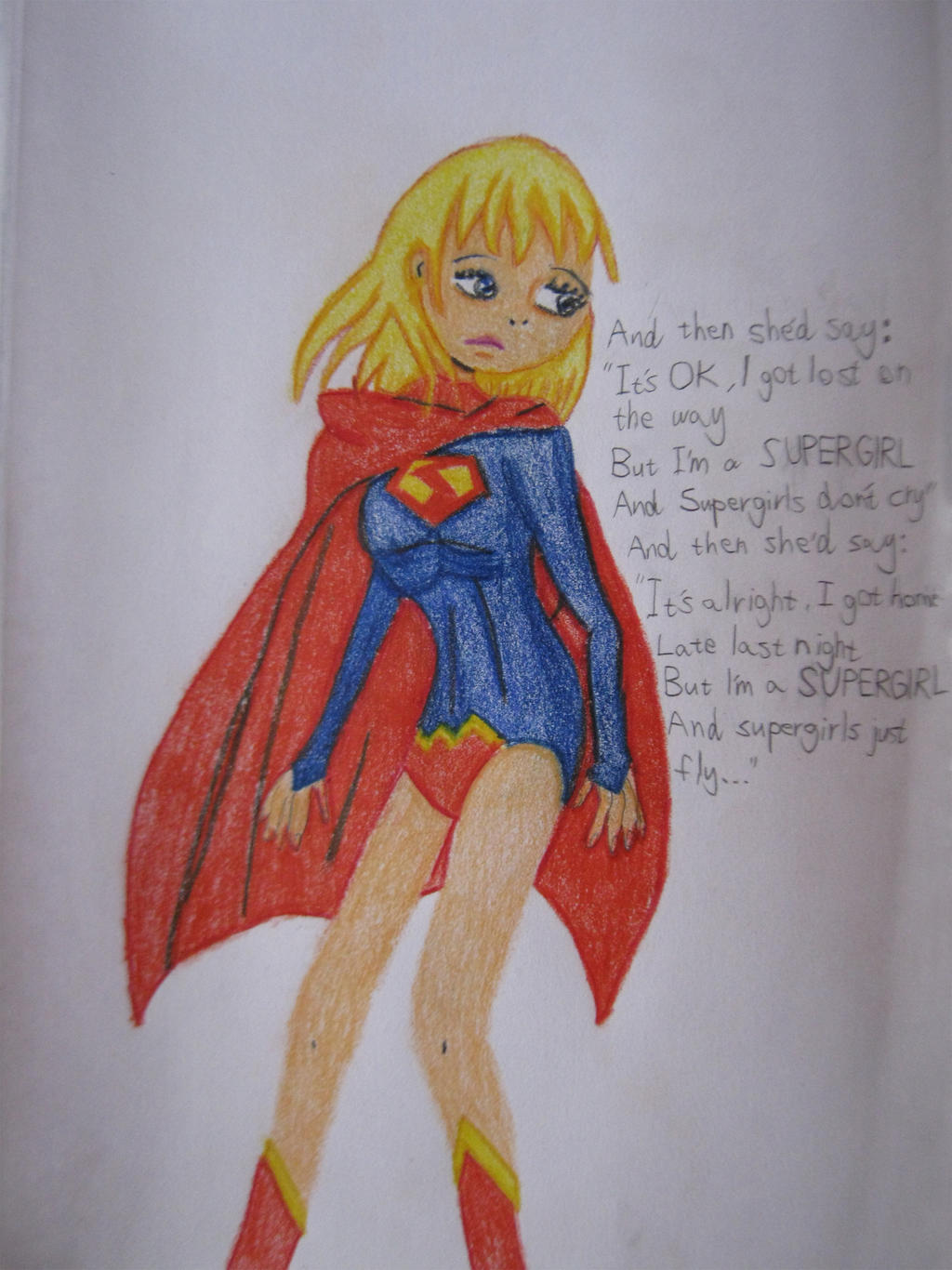 Supergirl art by EnvitChan