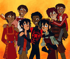 Miguel,Hiro,Miles,Varian,Hector,Mateo and Hiccup