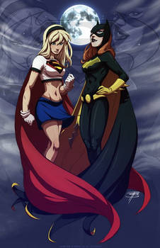 Supergirl and Batgirl as DC Legends of Earth