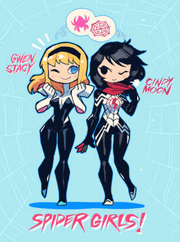 Gwen Stacy/Cindy Moon as the Amazing Spider-Women