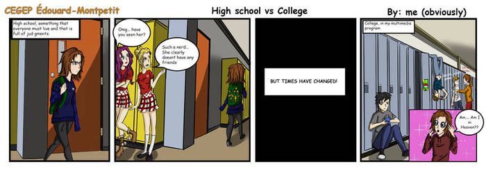 [Corrected] High School vs College