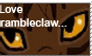 Bramblecalw and Ashfur stamp