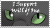 Support Will of One stamp