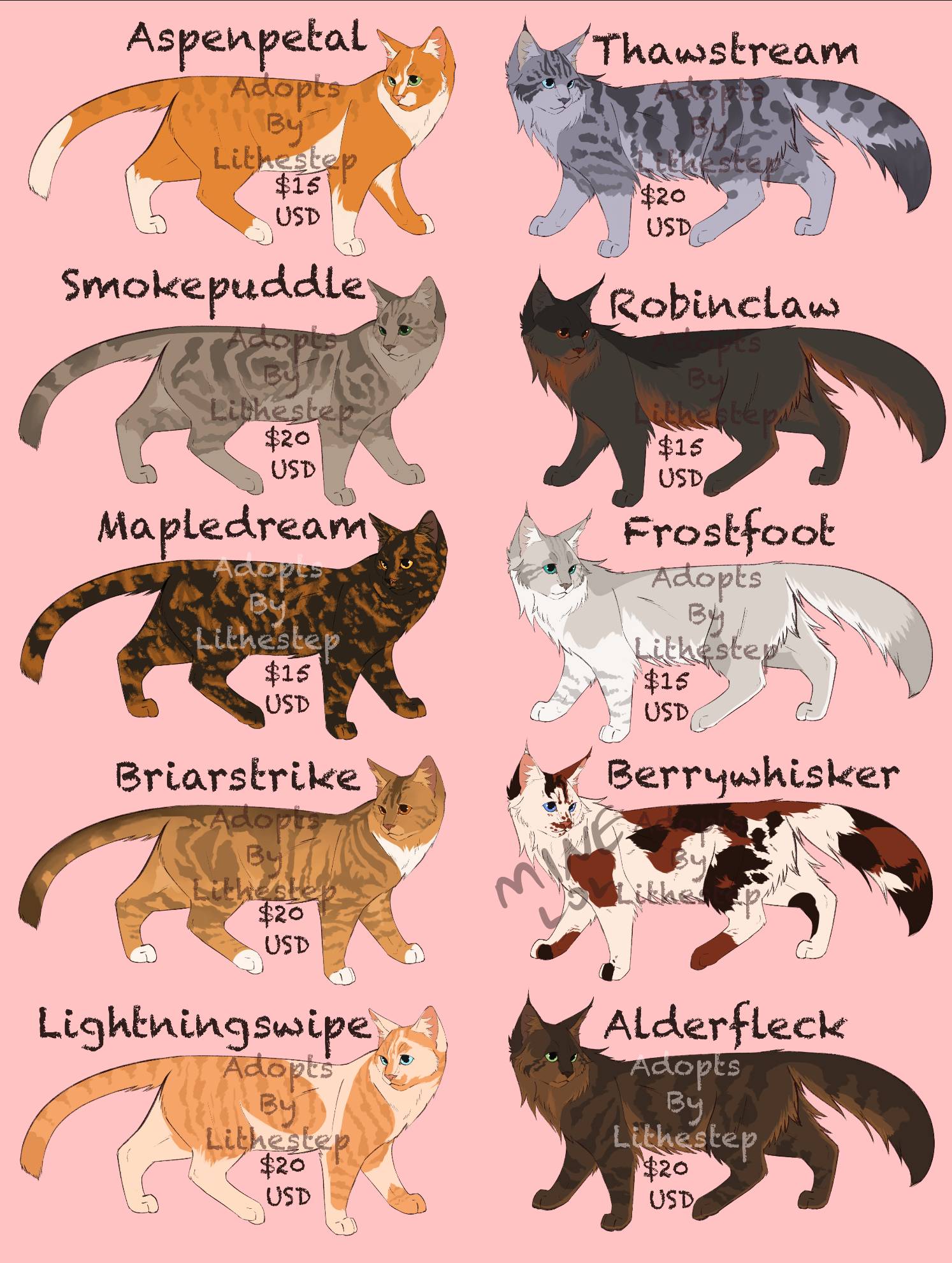 MCYT Warrior Cats AU 2 by aoifehorse on DeviantArt