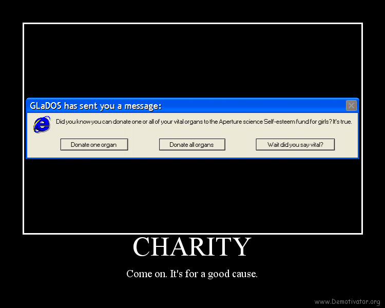 GLaDOS Charity