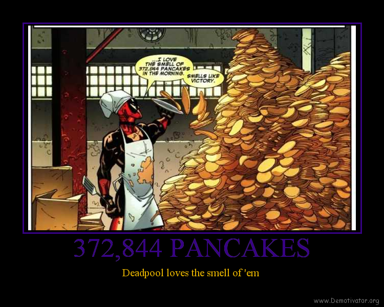 Deadpool Pancakes by DiverseDeviant on DeviantArt