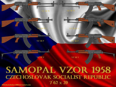 Czechoslovak Samopal vzor 1958 rifle family