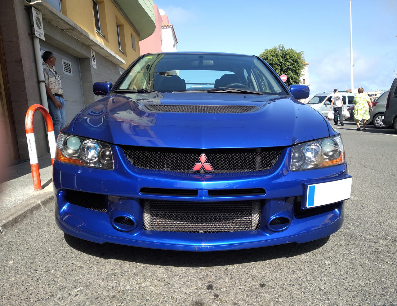 Mitsubishi Lancer Evolution IX front View 2 By MikeKalashnikov3000 On mitsubishi-lancer-evolution-ix-front-view-2-by-mikekalashnikov3000-on