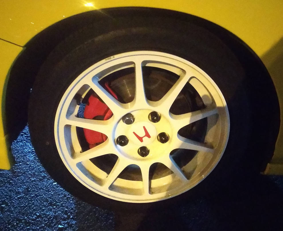 Front wheel of 1993 Honda Integra Type R by MikeKalashnikov3000 on ...