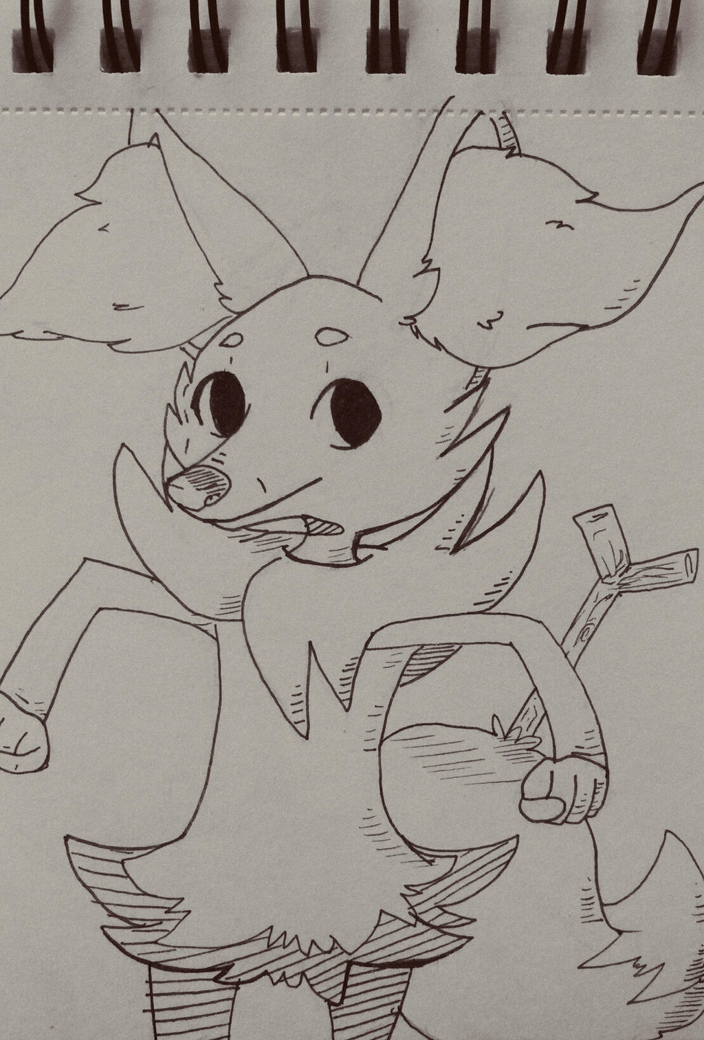 Braixen work doodles